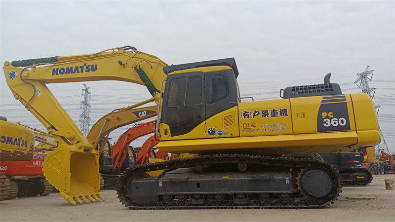 Komatsu PC360 प्रयुक्त जापान खुदाई 36 टन क्रॉलर खुदाई PC360-7 प्रयुक्त
