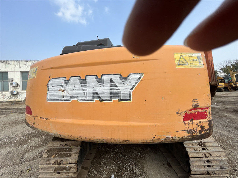 13 टन मिनी प्रयुक्त सानी खुदाई SANY SY135C बेकहो हाइड्रोलिक क्रॉलर खुदाई