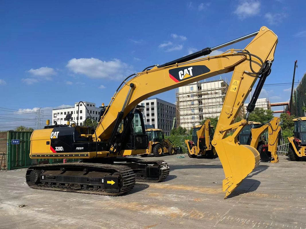 2020 प्रयुक्त CAT 320DL खुदाई 20 टन CAT 320 डीजल इंजन क्रॉलर खुदाई