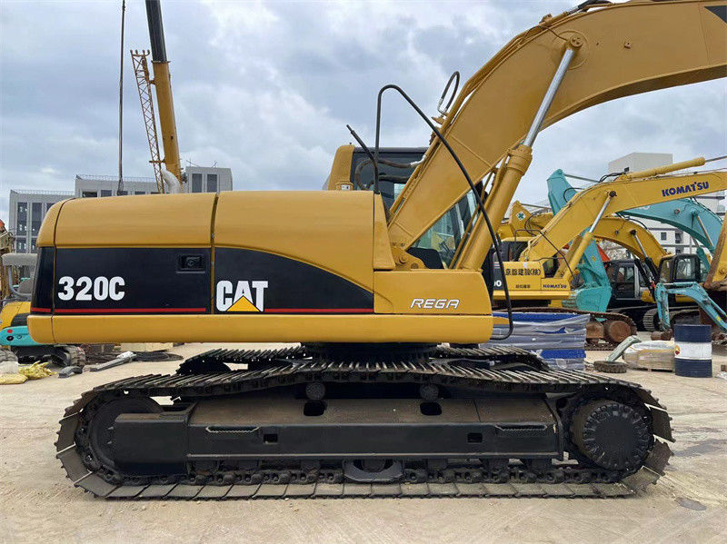 मूल प्रयुक्त CAT 320C खुदाई मशीन दूसरा हाथ Caterpillar 320 320D 320GC खुदाई मशीन