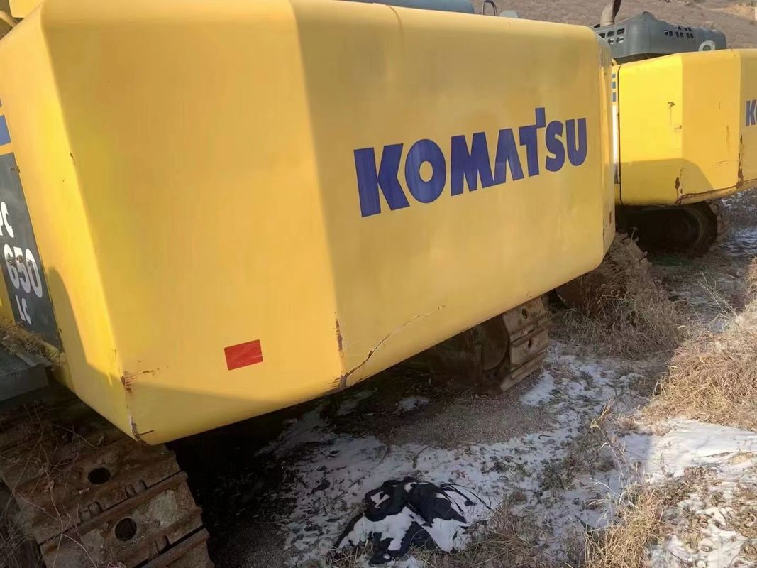 PC650-8R प्रयुक्त कोमात्सु खुदाई मशीन दूसरा हाथ 40 टन बड़ा खुदाई मशीन 650 मूल पेंट