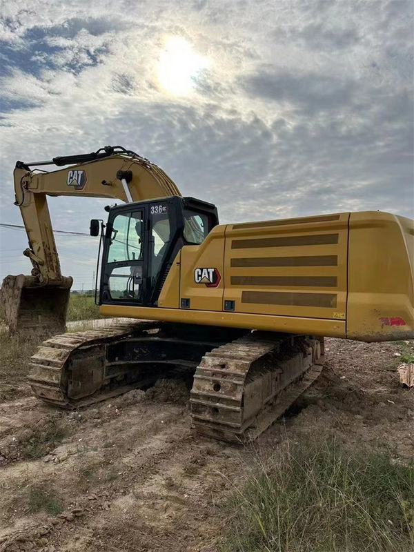 प्रयुक्त CAT 336GC खुदाई मशीन दूसरा हाथ 36 टन CAT 336 बड़ी खुदाई मशीन