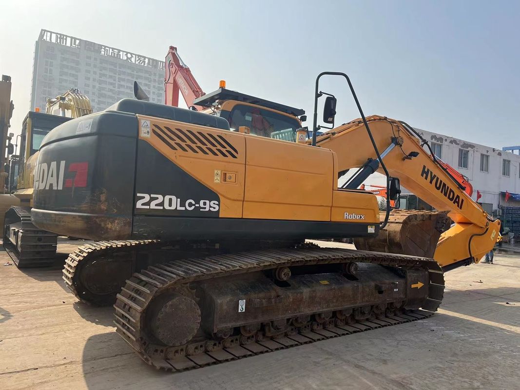 प्रयुक्त मूल हुंडई उत्खनन 220LC-9S भारी उपकरण 22 टन मध्यम प्रयुक्त उत्खनन