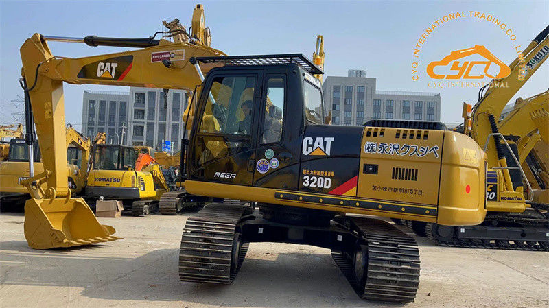 मैकेनिकल इंजेक्टर इंजन के साथ प्रयुक्त CAT खुदाई मशीन प्रयुक्त कैटरपिलर 320 खुदाई मशीन