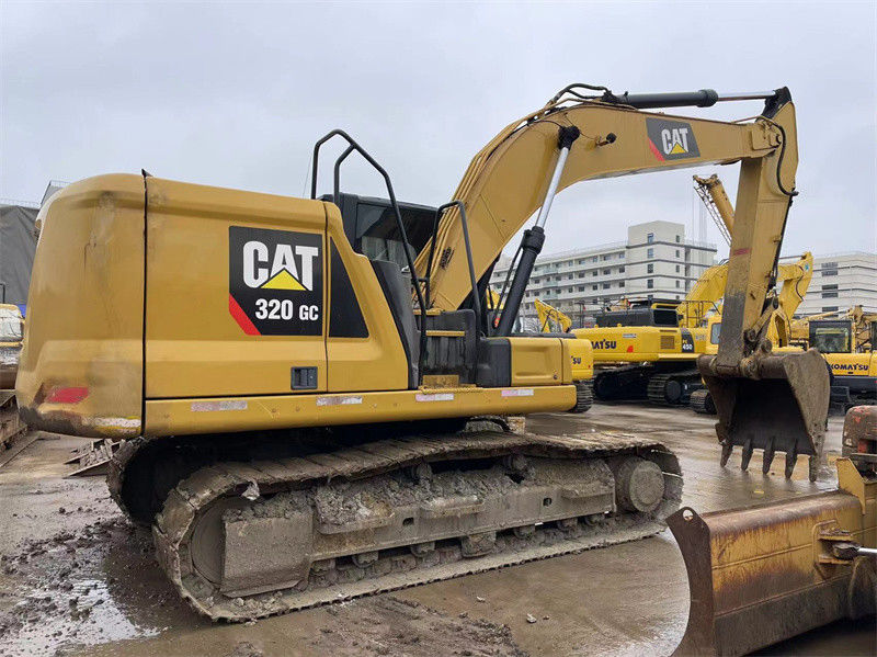 वर्ष 2018 मूल प्रयुक्त CAT 320GC खुदाई मशीन 20 टन कैटरपिलर 320 खुदाई मशीन