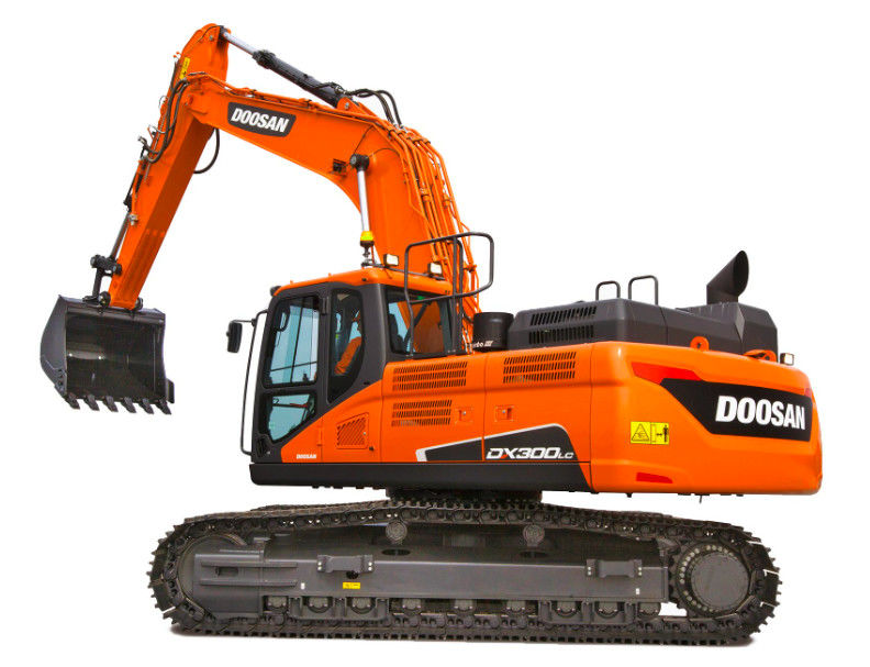 30 टन हाइड्रोलिक प्रयुक्त बड़े क्रॉलर खुदाई Doosan DX300LC 9C बेकहो खुदाई