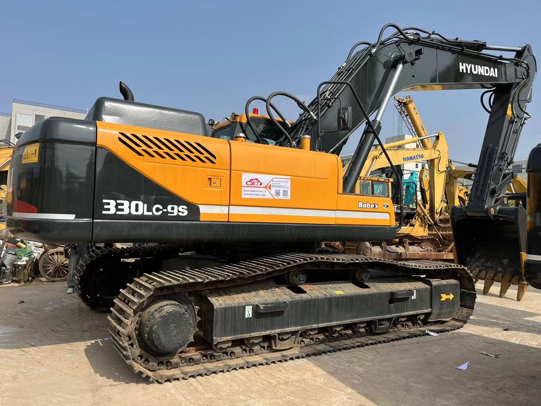 हुंडई 330lc-9s उत्खनन उपकरण प्रयुक्त 33 टन बड़े आकार का उत्खनन उपकरण