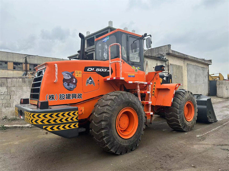 मूल प्रयुक्त Doosan DL503-9C व्हील लोडर Doosan DL503 प्रयुक्त फ्रंट एंड लोडर