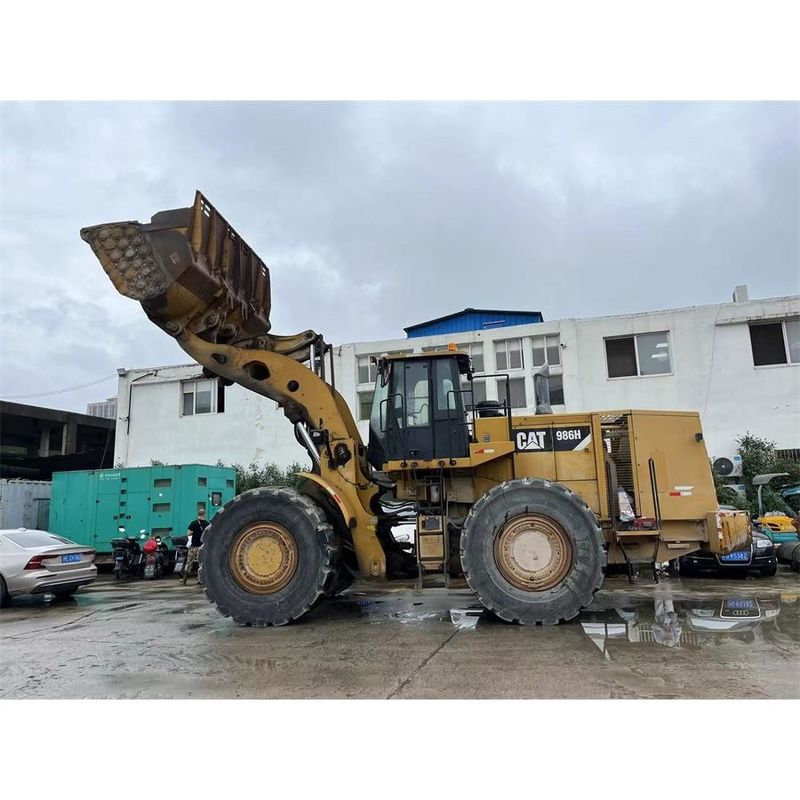 मूल रंग CAT 986H फ्रंट व्हील लोडर शक्तिशाली इंजन C15