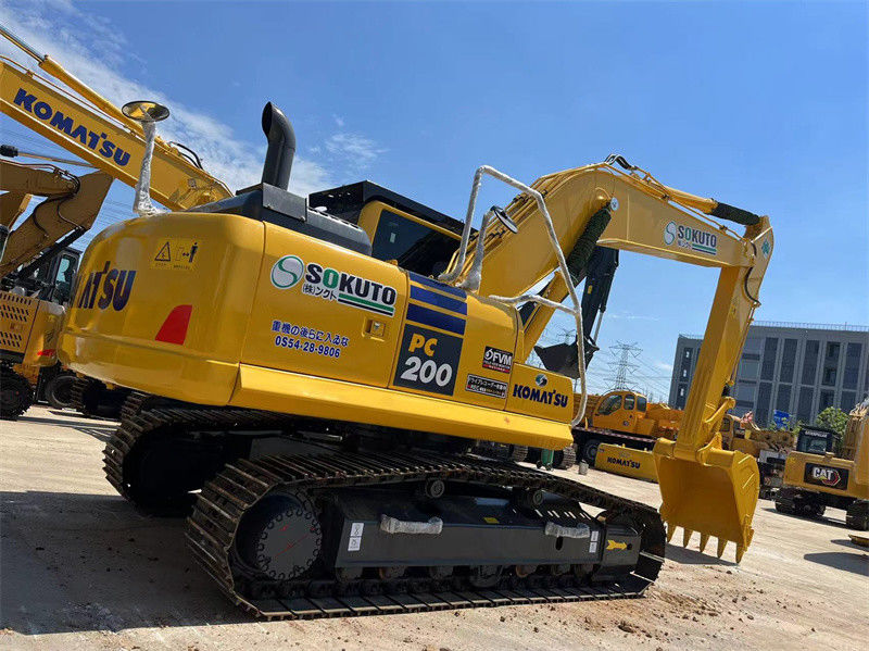 सस्ता 20 टन इस्तेमाल किया जापान उत्खनन Komatsu PC200-8 क्रॉलर उत्खनन PC200 PC220