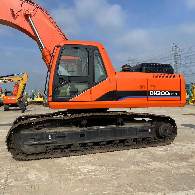 प्रयुक्त Doosan DH300 मध्यम उत्खनन 30 टन ]Doosan DH300LC-7 क्रॉलर उत्खनन
