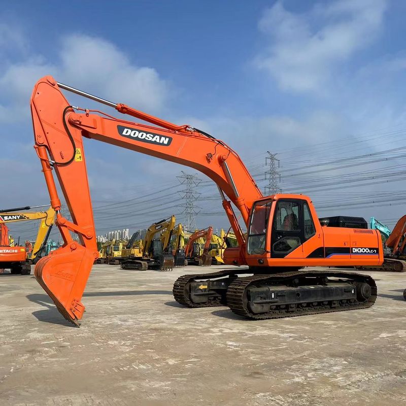 प्रयुक्त Doosan DH300 मध्यम उत्खनन 30 टन ]Doosan DH300LC-7 क्रॉलर उत्खनन