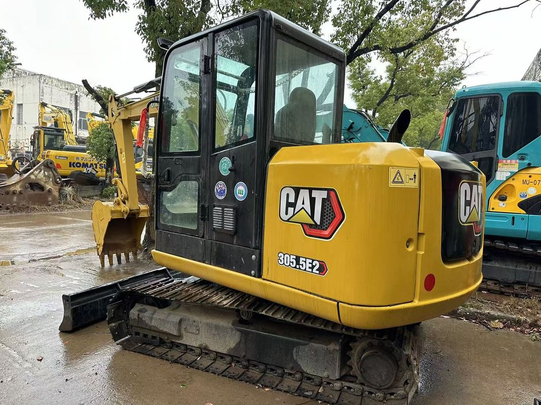 5.5 टन इस्तेमाल किया गया CAT 305.5E कैटरपिलर 305.5 मिनी क्रॉलर एक्सकेवेटर
