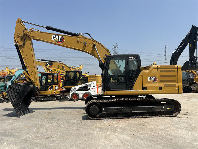 इस्तेमाल किया गया CAT 323 एक्सकेवेटर C7.1 इंजन के साथ सेकंड हैंड कैटरपिलर एक्सकेवेटर वर्ष 2018