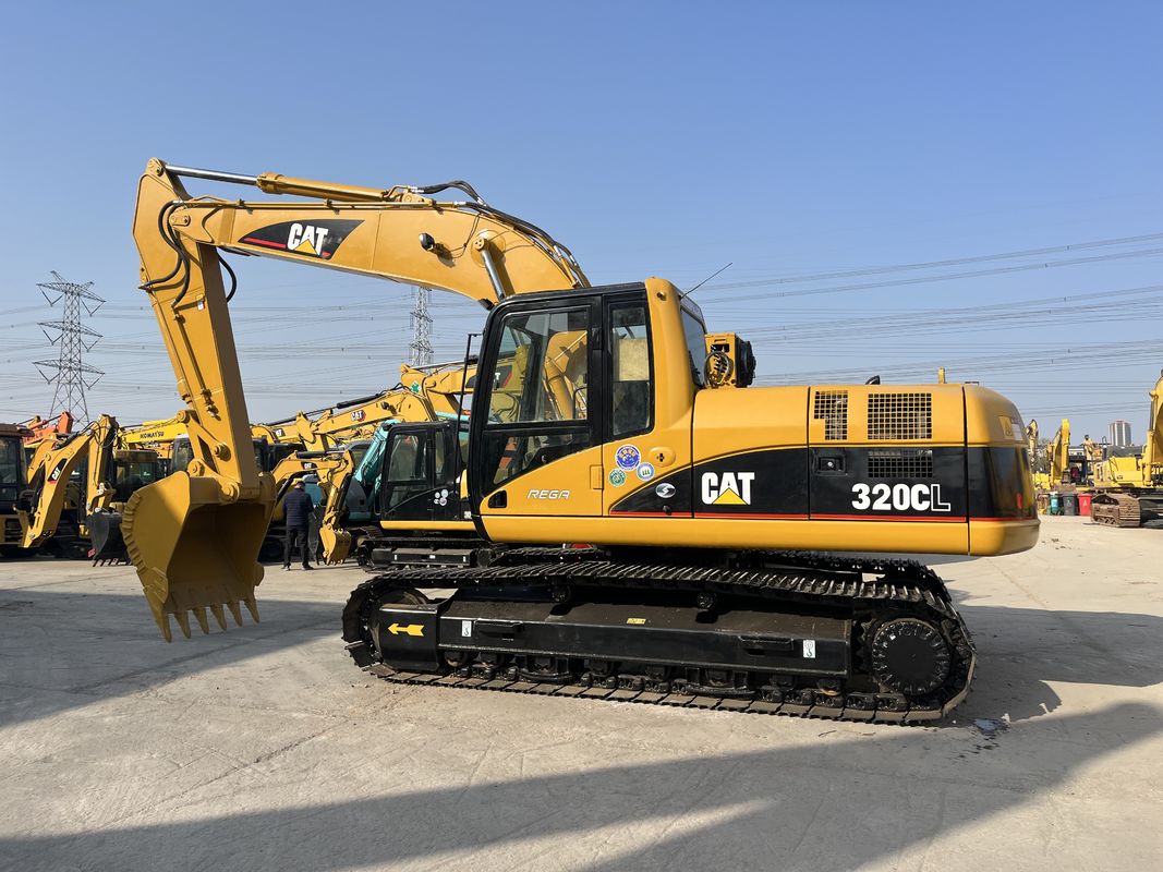 प्रयुक्त CAT 320CL खुदाई मशीन 20 टन प्रयुक्त कैटरपिलर CAT 320C 320D 320GC मध्यम खुदाई मशीन