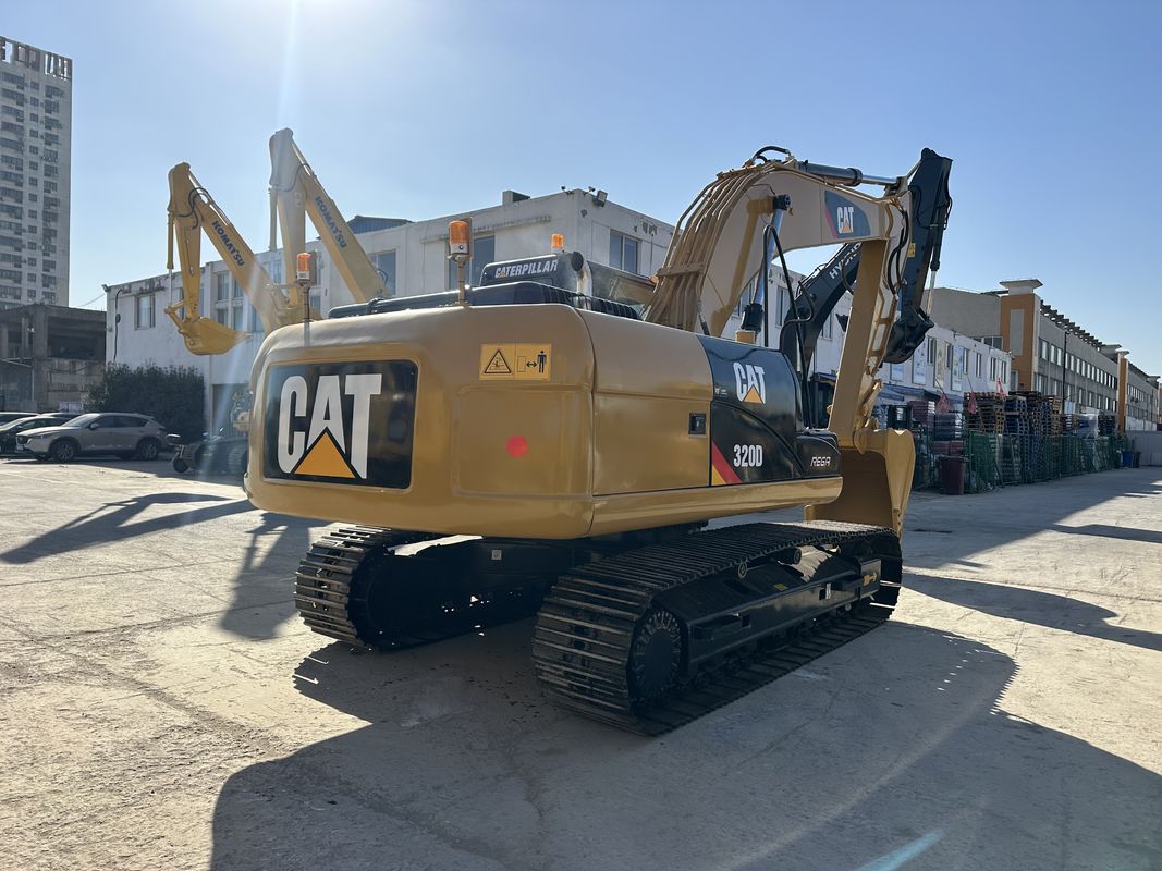 प्रयुक्त CAT 320D एक्सकेवेटर 20 टन सेकंड हैंड CAT 320 मध्यम एक्सकेवेटर