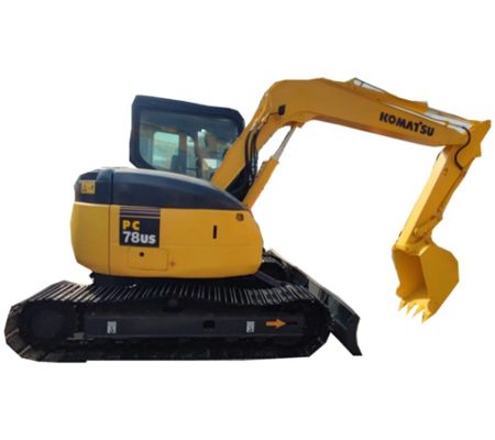 Komatsu PC78US 6 प्रयुक्त मिनी एक्सकेवेटर 7 टन