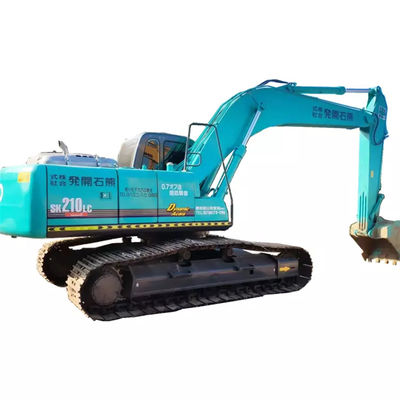 Sk210 Kobelco Excavator 21 टन मध्यम क्रॉलर जापानी ब्रांड का उपयोग करता है