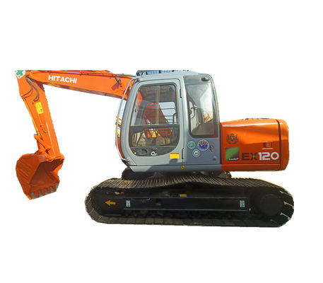 Hitachi EX120 मध्यम प्रयुक्त जापान एक्सकेवेटर 12000 किग्रा