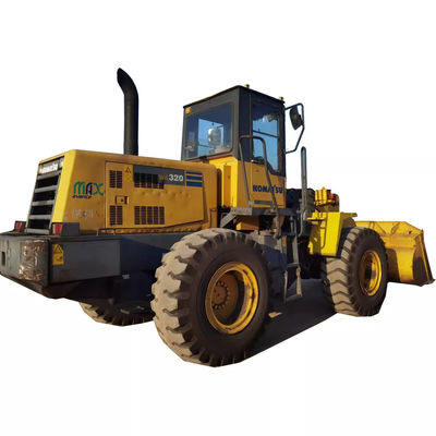 Komatsu Wa320 प्रयुक्त व्हील लोडर ऑपरेटिंग वजन 13 टन