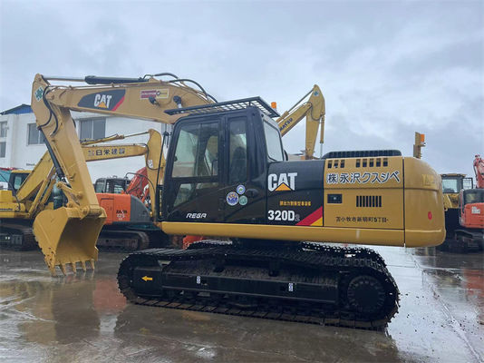 बड़े निर्माण परियोजनाओं के लिए CAT 320D क्रॉलर खुदाई 20 टन का उपयोग किया जाता है