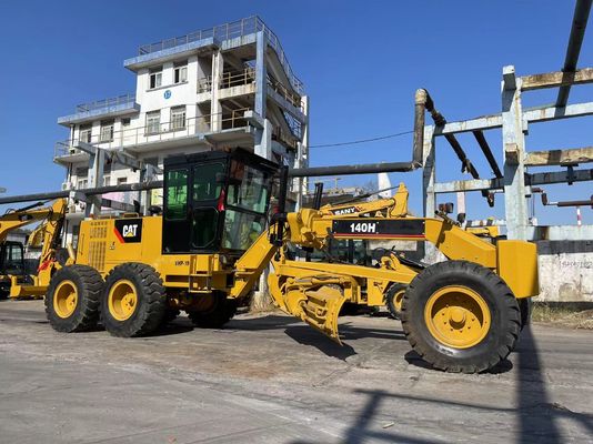 प्रयुक्त CAT 140H मोटर ग्रेडर प्रयुक्त कैटरपिलर 140 निर्माण उपकरण