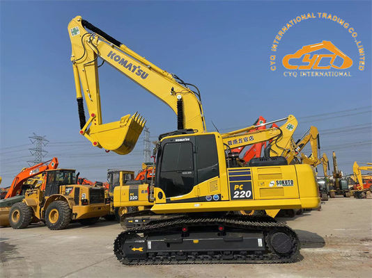 उत्कृष्ट स्थिति प्रयुक्त जापान उत्खनन Komatsu PC220-8 क्रॉलर उत्खनन PC200 PC220