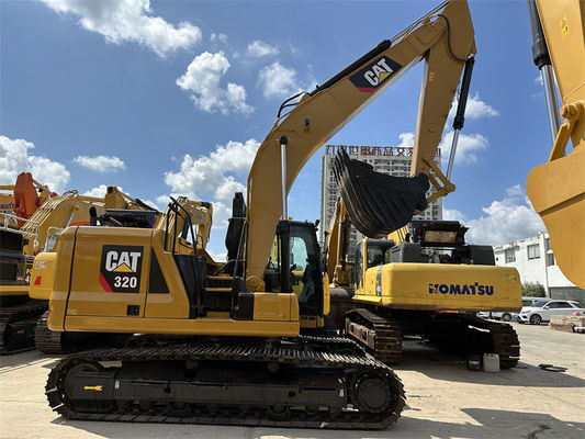 इस्तेमाल किया CAT 320 खुदाई 6 सिलेंडर C7.1 इंजन दूसरा हाथ कैटरपिलर 320 खुदाई