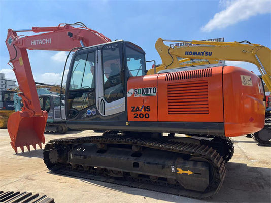 इस्तेमाल किया हिताची Zx200 खुदाई मशीन 20000kgs जापान इस्तेमाल किया हिताची ZX200-3G खुदाई मशीन