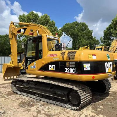 110 KW पुनर्निर्मित CAT 320CL हाइड्रोलिक एक्सकेवेटर 600 मिमी ट्रैक के साथ