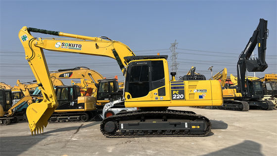 जापान प्रयुक्त कोमात्सु PC220-8 खुदाई करने वाला दूसरा हाथ PC200 PC220 PC240 डिगर