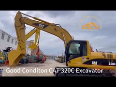 इस्तेमाल किया CAT 320CL खुदाई मशीन वजन 20 टन जापान निर्मित कैटरपिलर 320C